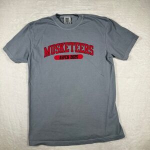 Musketeers Aspen 2025 T Shirt Gray Comfort Colors Short Sleeve Cotton Medium